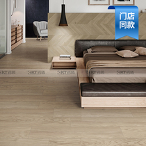 KT tile Native oak Nordic wood grain All-ceramic wood grain brick imitation solid wood living room floor tile Wood floor tile imitation wood