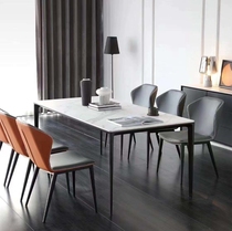 Idystyle rockboard table and chairs customizable for minimalist extremely aluminium alloy western table corner moisture resistant and easy to clean