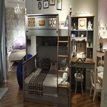 High and low bed 6061 - (135) Bevern furniture solid wood furniture American-style combined with environmental protection paint