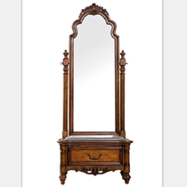 A full-length mirror