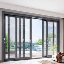 OBONI sliding door (three tracks with yarn)high quality aluminum suitable for a variety of scenes NA18009