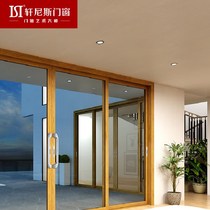 Henness' Lanjue Series Hanging Sliding Door Aluminum Alloy Balcony Kitchen Glass Door Sound Insulation Door
