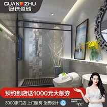  Guanzhu tile Bathroom floor tile 300x600 Kitchen wall tile Modern minimalist glazed tile Interior wall tile 62247