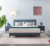 Bufan furniture Italian modern luxury master bedroom double bed simple atmosphere ins wind store with technology cloth