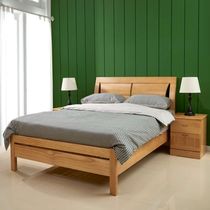 Huna Haoju HB116 New Zealand pine bed light luxury modern bed master bedroom solid wood bed household double bed