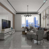 (Chengdu city) MONALISA Mona Lisa new caster gray tile home living room bedroom floor tiles