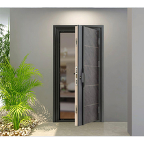 Panpan security door Class A security door Varna household white door entrance door two-color door security security door