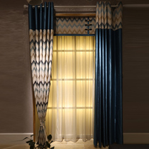 Molik-YJLQ1005-18002 living room bedroom custom floor-to-ceiling window curtain shading and shading