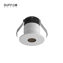 Sanfeng downlight led ceiling light embedded household simple light hole light spotlight no main light living room lighting