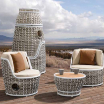 Ischamps Garden Outdoor Series One Table Two Chairs Gods ten Contained Series Open-air Patio Balcony furniture