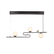 Pin on the lighting Huijian new Chinese all-copper bird meal chandelier modern style restaurant bar chandelier