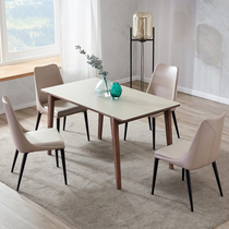 Gu Home Modern minimalist Restaurant furniture dining table and chairs a table 4 chairs PTBY058T PTBY610Y