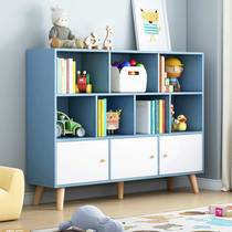 Sub-childrens childrens bookshelves Shelves Bedroom Toy containing shelf Easy grid cabinet Small student Short bookcase