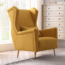 Pimas American light luxury fabric sofa chair simple leisure chair living room tiger chair small apartment Net Red single chair