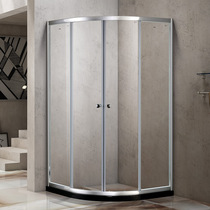 Lance Helen shower room B42 dry and wet partition arc-shaped dry and wet partition material safe glass Wenshui