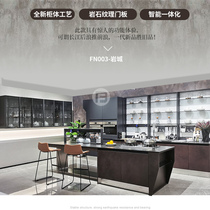 Fadios new 304 stainless steel cabinet customized one - font kitchen cabinet industrial wind deposit