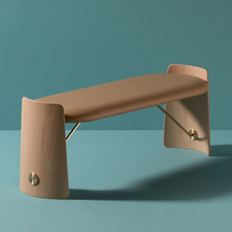 Dante German Import Biscotto Living Room Restaurant Benches Beech Wood Changing Bench Strip Bench Solid Wood Stools