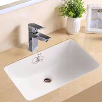  Faenza high temperature ceramic under-table basin Self-cleaning glaze Easy-to-clean FP4623 under-table basin