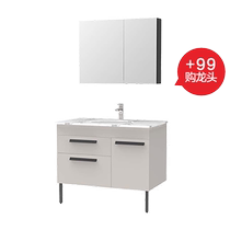 Hengjie small apartment simple wash basin bathroom cabinet combination wash table HBA506031N-100 metal cabinet