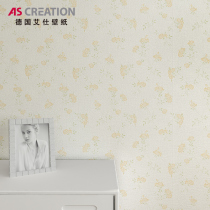 German Aishi wallpaper pastoral floral style matte non-woven imported home wallpaper Liberty background wall