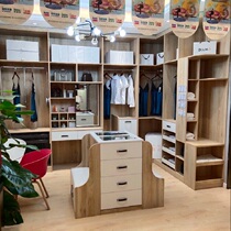 Diam Modern Simple Whole House Custom Cloakroom Island Desk Cabinet KLB Quality Fan Series Customized Whole Wardrobe