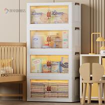 Baby Wardrobe Baby Baby Closet Bedroom Multi-layer Plastic Storage for Children without Installation Cabinet