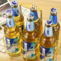 Beer rack 6 bottles commercial beer rack Wall beer plastic basket portable carrying rack