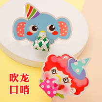 Dragon whistle birthday party whistle blowing horn children cartoon toys boys and girls birthday props