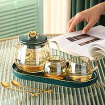 Teapot Nordic style minimalist French five-piece afternoon tea set set 2021 new modern boutique