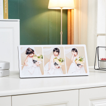 Crystal set-up photo custom wedding photo making childrens room creative set-up table nine grid wash photo made into photo frame