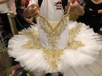y childrens ballet costume Little Swan dance tutu puffy gauze skirt suspenders girl Ballet