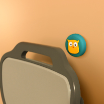 Chair anti-collision wall stickers and chairs back back against the wall fang zhuang tie cartoon cute crash pad Wall Wall protector