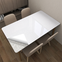 Desktop sticker waterproof and anti-burn high temperature resistant table dining table Renovated Cling Film Marble Table with self-adhesive thickened