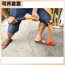 Fire large hammer hammer soft handle smashing tire fitness sledgehammer 8 pounds 10 pounds 12 pounds shockproof stone hammer head