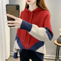 Pregnant woman Spring and autumn Lianhood Knitted Jacket Head Casual Fashion sweaters 2022 new autumn and winter thickened blouses