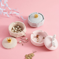 Nordic ins style jewelry box dresser decoration Necklace storage Cute girl decoration small exquisite decoration