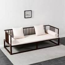 New Chinese Old Elm sofa Zen simple living room Luohan bed Group 123 classical solid wood furniture custom homestay