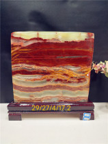 New Afghanistan Jade Mountain stone Original stone Patron stone Antique frame ornaments Jade ornamental stone Town house Feng Shui