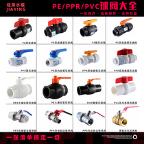 PE tube copper ball valve water switch 4 points ppr inner wire steel core double flexible plastic core large flow valve hot melt accessories household