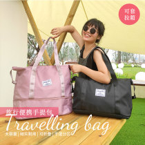 Short travel travel bag Light Handbags for men and women Fashion clothes clothing bags large capacity for business trips