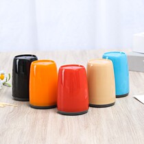 Advertising toothpick tube custom can be printed logo creative text toothpick box custom toothpick pot custom-made light luxury hotel