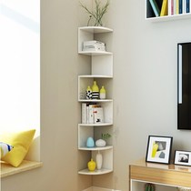 Sofa rear shelf Corner bookshelf shelf Wall hanging corner shelf Living room bedroom simple storage decorations