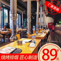 Suction hood commercial high-end hotel kitchen gas exhaust oil range hood can lift exhaust high temperature