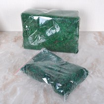 Simulation material dry moss grass green moss false grass flower arrangement with grass flower pot decoration green grass grass grass simulation flower