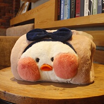 Warm baby girl with rechargeable cute plush aunt special hot water bag can be removed and washed hand warm treasure warm Palace portable