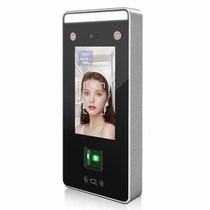 Waterproof metal dynamic face recognition fingerprint door control one machine ID IC card password face attendance system
