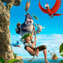 Robinson Crusoe Childrens English Original Cartoon Movie Kids English Original Cartoon dvd Disc