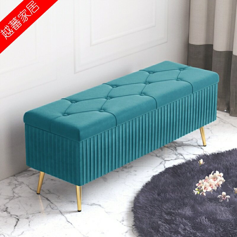 Receiving shoes and stool storage households can sit in the storage box into the door small sofa Nordic light luxury creative sofa
