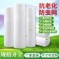 Insect-proof net Anti-bird net cover yarn net greenhouse custom encrypted thickened frog fence pig farm anti-mosquito white new material