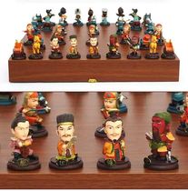 Three Kingdoms billboard Three kingdoms three-dimensional characters chess fun Chinese cartoon toy Birthday gift